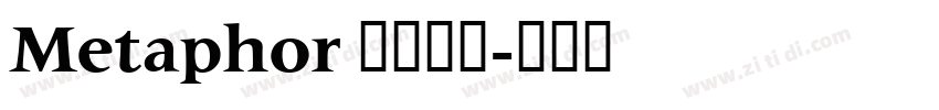 Metaphor 字体下载字体转换